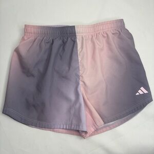 Adidas Ombre Purple Pink Athletic Shorts Medium